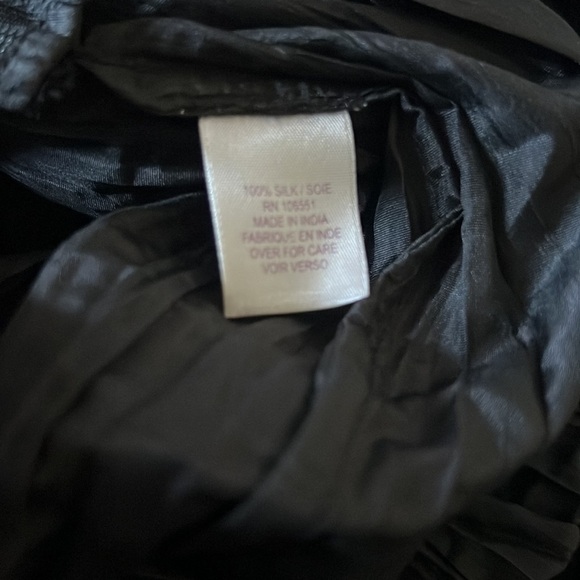 Calypso St. Barth Black Silk Pleated Dress Size 4 NWT - Picture 7 of 7